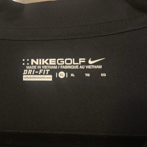 Nike Golf Womens Black Polo Shirt XL Dri-FIT embroidered Coppola Winery EUC - Picture 3 of 4